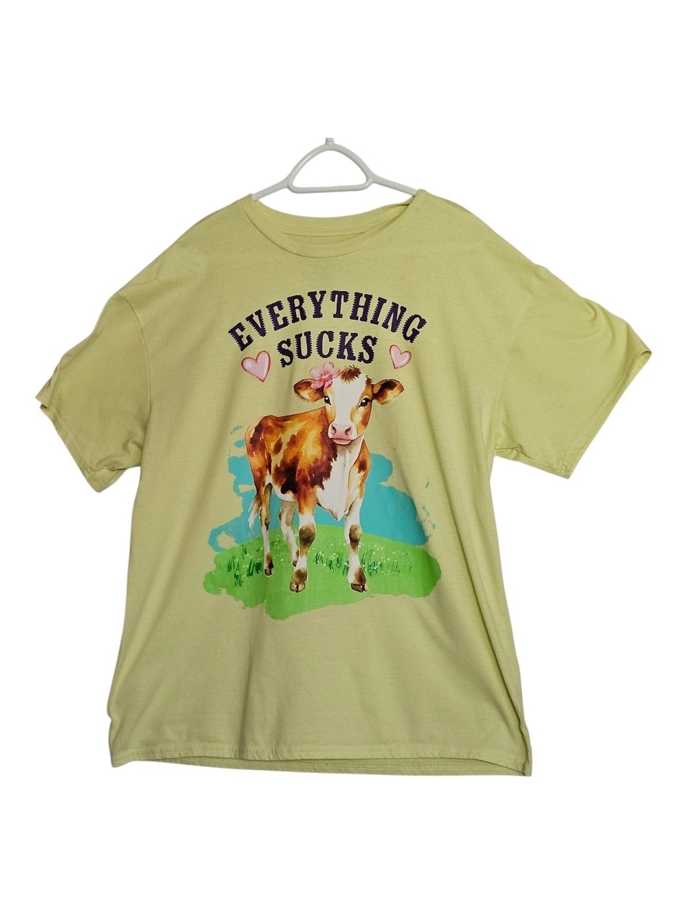 Cow Graphic Tee Size XL